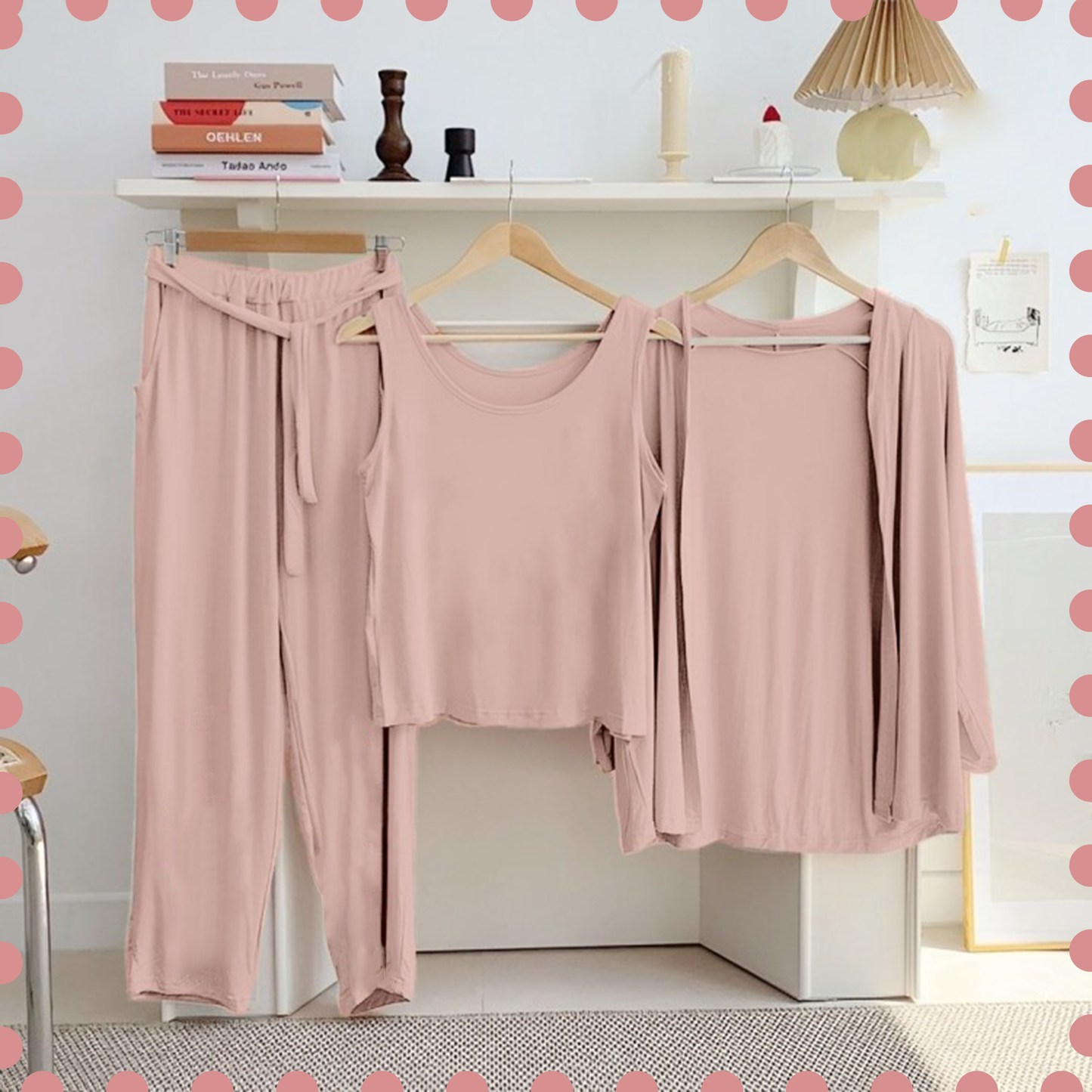 3PEICE NIGHT DRESS (SLEEP WEAR FOR WOMENS)