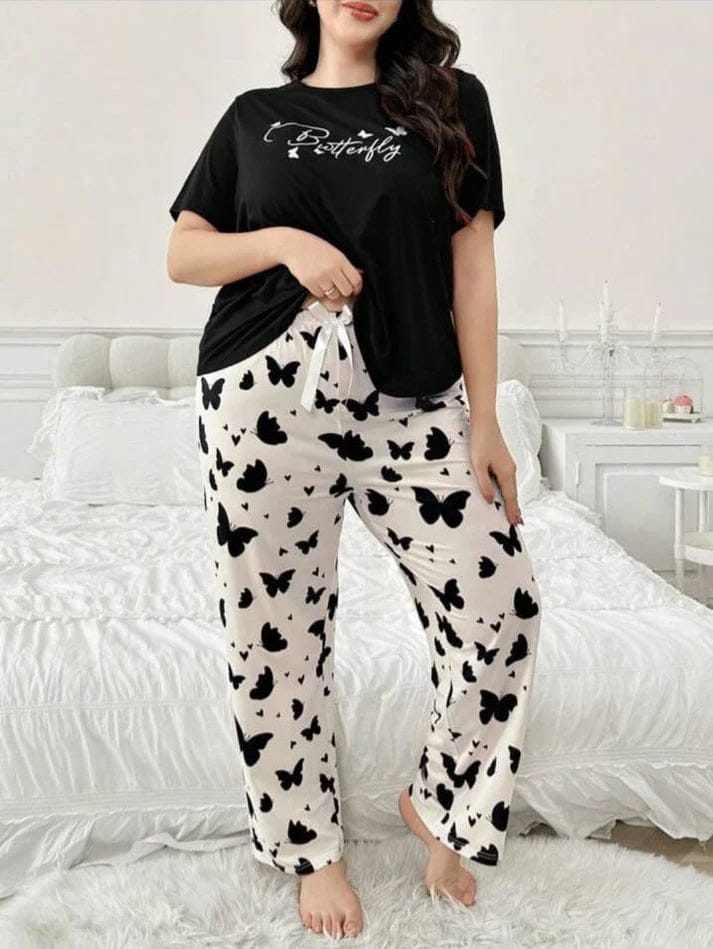 Butterfly Printed Pyjamas sets