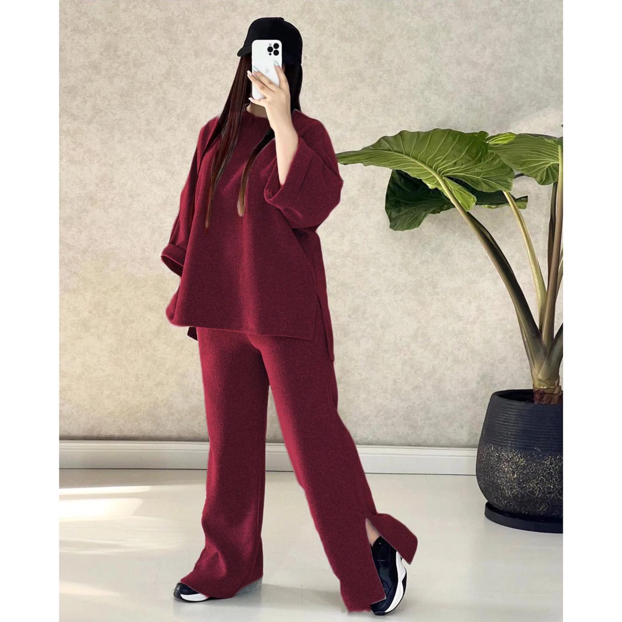 WINTER BOTTOM CUT 2 PIECES FLEECA DRESS