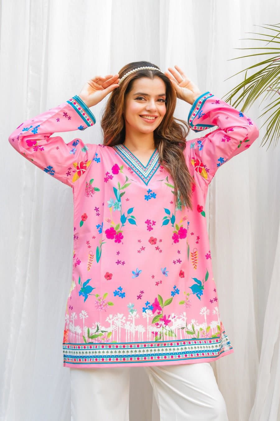 PINK FLORAL BLUSH CO ORD SETS