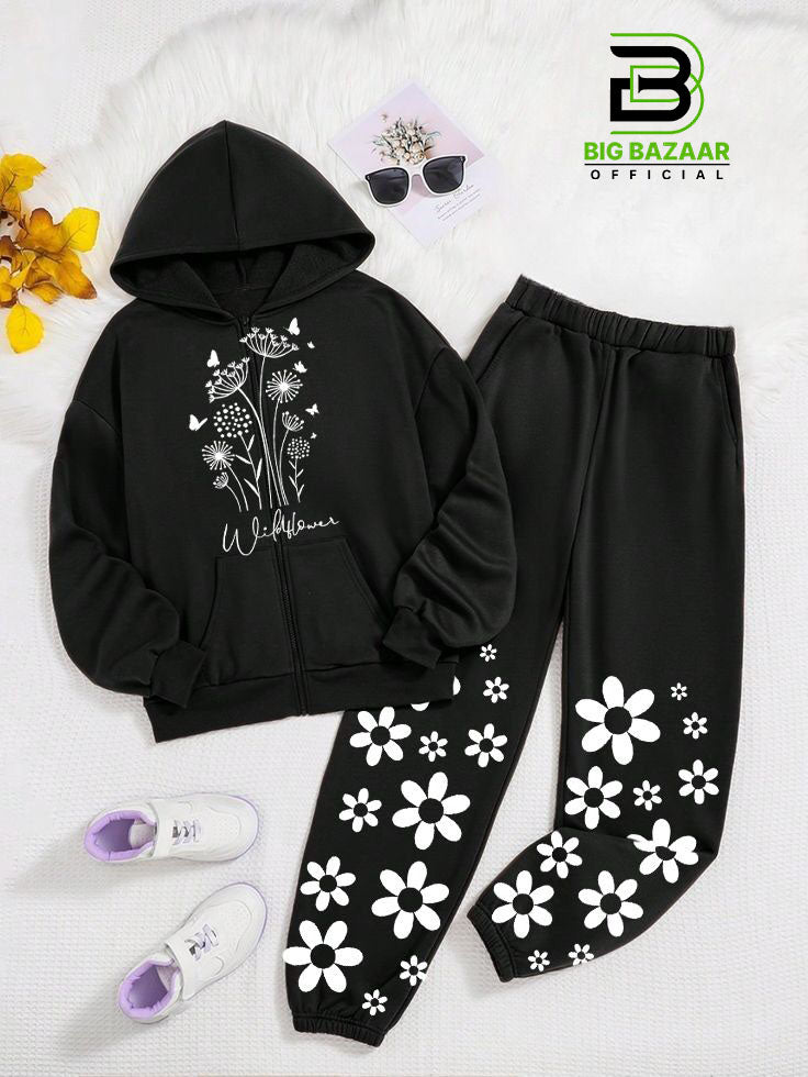 New Epriciate Printed Hoodie Trouser For Womens