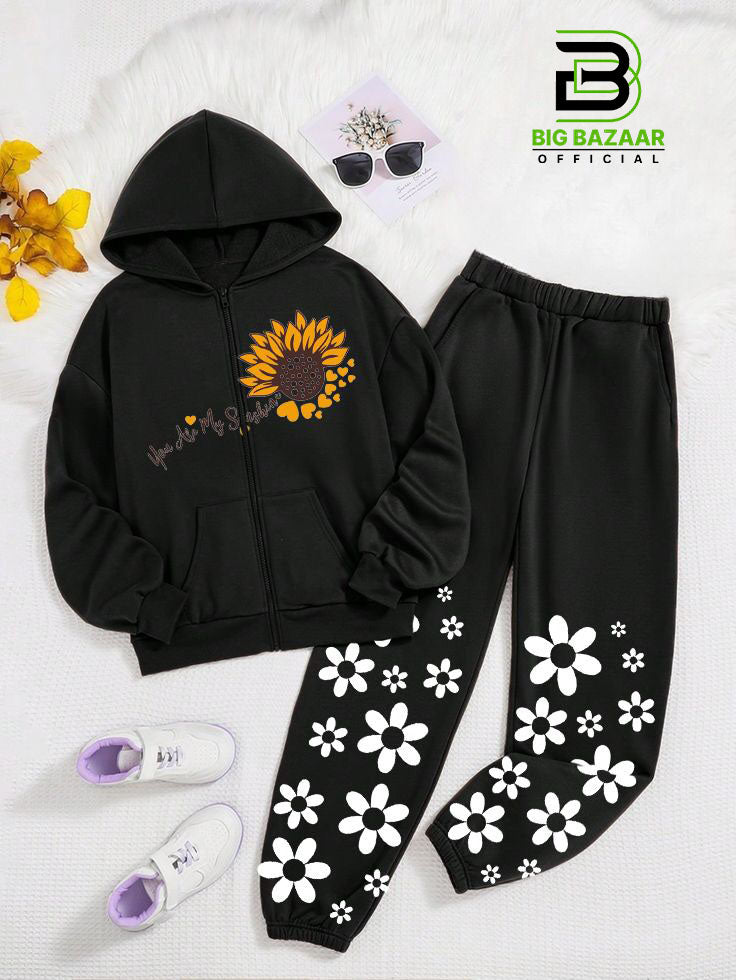 New Epriciate Printed Hoodie Trouser For Womens