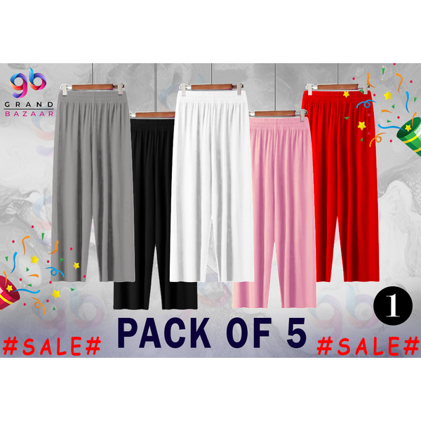SUMMER WOMENS FLAPPER TROUSERS (PACK OF 5)