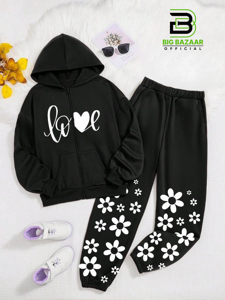 New Epriciate Printed Hoodie Trouser For Womens