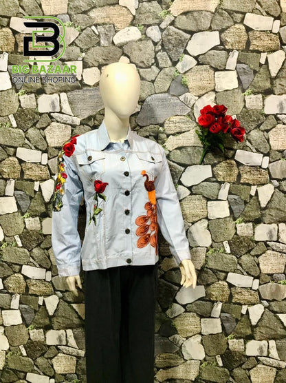 Winter Denim Jacket For Women