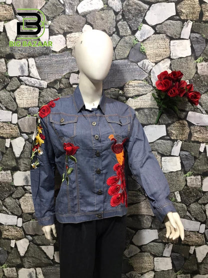 Winter Denim Jacket For Women