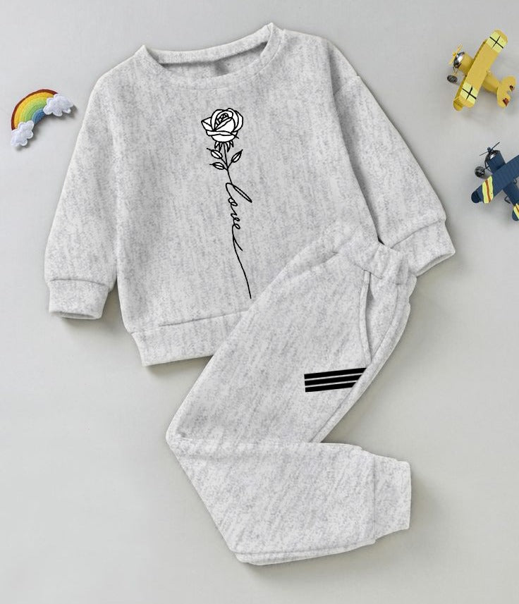 Sweat T-Shirt With Trouser For Girl & Boy | Kids Winter Collection