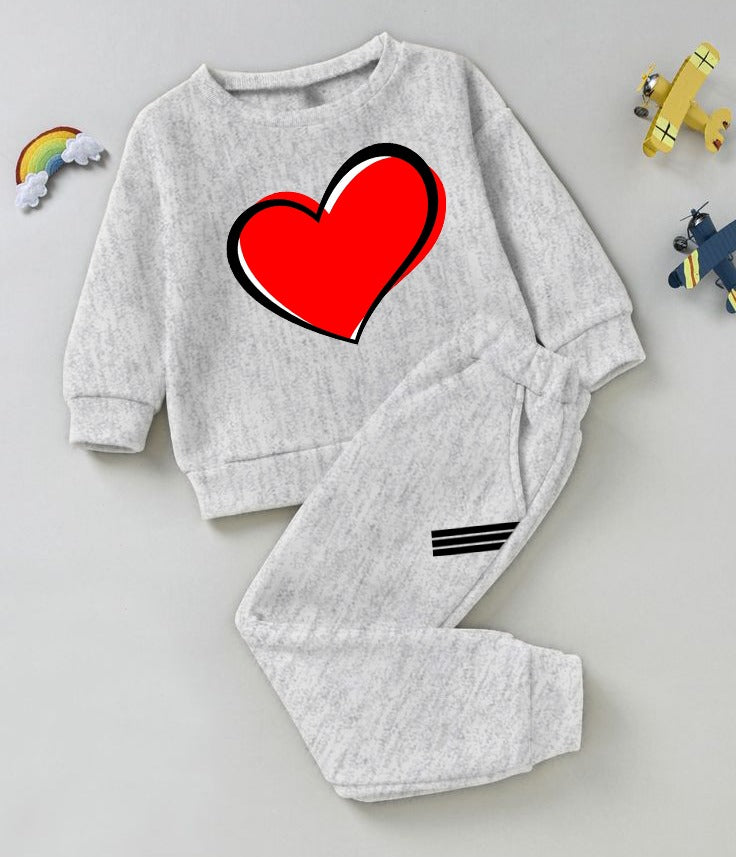 Sweat T-Shirt With Trouser For Girl & Boy | Kids Winter Collection