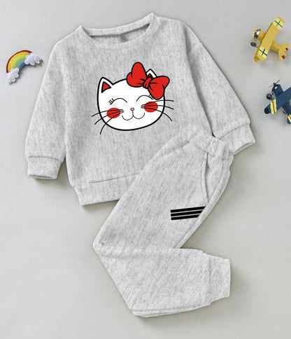 Sweat T-Shirt With Trouser For Girl & Boy | Kids Winter Collection