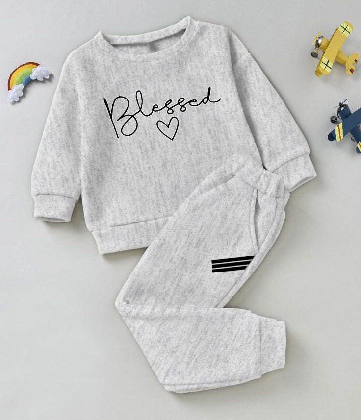 Sweat T-Shirt With Trouser For Girl & Boy | Kids Winter Collection