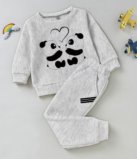 Sweat T-Shirt With Trouser For Girl & Boy | Kids Winter Collection