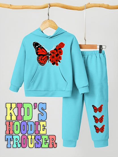 Kids Hoodie Trouser 2 Piece Suit (Winter Collection) Kids Track Suits