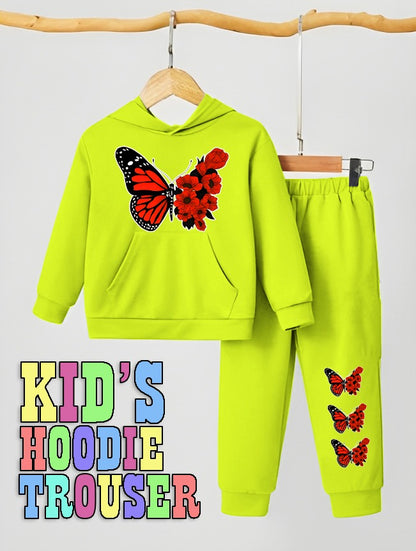 Kids Hoodie Trouser 2 Piece Suit (Winter Collection) Kids Track Suits