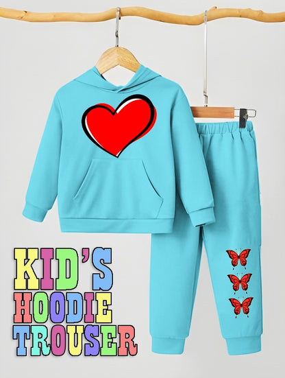 Kids Hoodie Trouser 2 Piece Suit (Winter Collection) Kids Track Suits