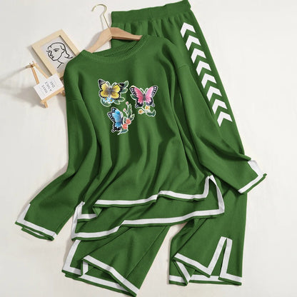 Winter Oversize Outfit | 2 Piece | Women Winter Collection (Green)