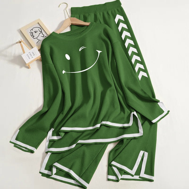 Winter Oversize Outfit | 2 Piece | Women Winter Collection (Green)