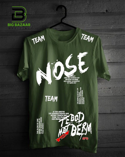 Nose Printed T Shirt For Boys Or Men In Multiple Colors