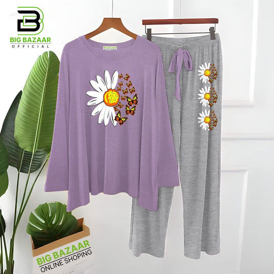 Lounge Wear | Loungewear Outfits | Lounge wear set | Summer Style Plain Lounge Wear (Printed)