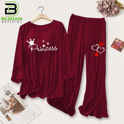 Printed Lounge Wear For Girls