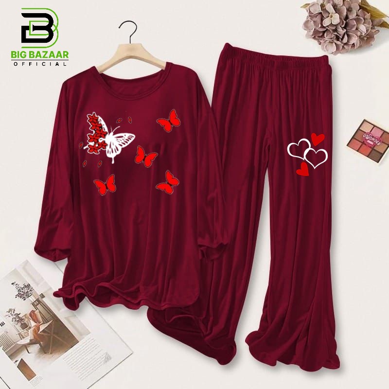 Printed Lounge Wear For Girls