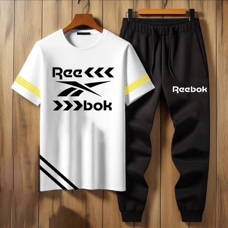 REEBOK Mens 2 pcs Tshirt+Trouser