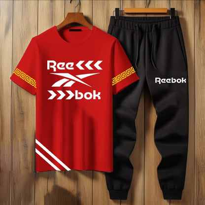 REEBOK Mens 2 pcs Tshirt+Trouser