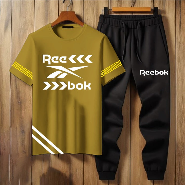 REEBOK Mens 2 pcs Tshirt+Trouser