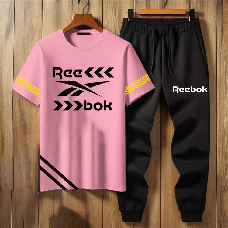 REEBOK Mens 2 pcs Tshirt+Trouser