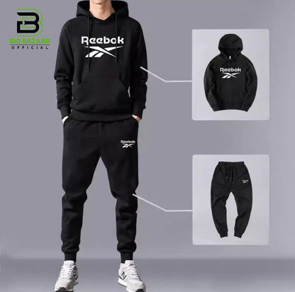 Two Pieces casual Printed  Hoodie + Trouser For Mens