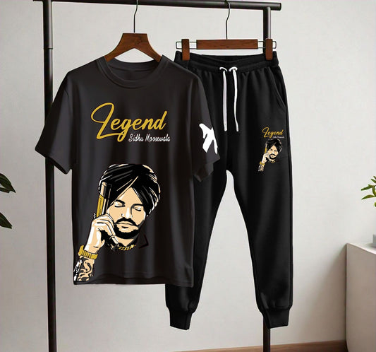 SIDHU MOSA NEW PRINT T-SHIRT & TROUSER