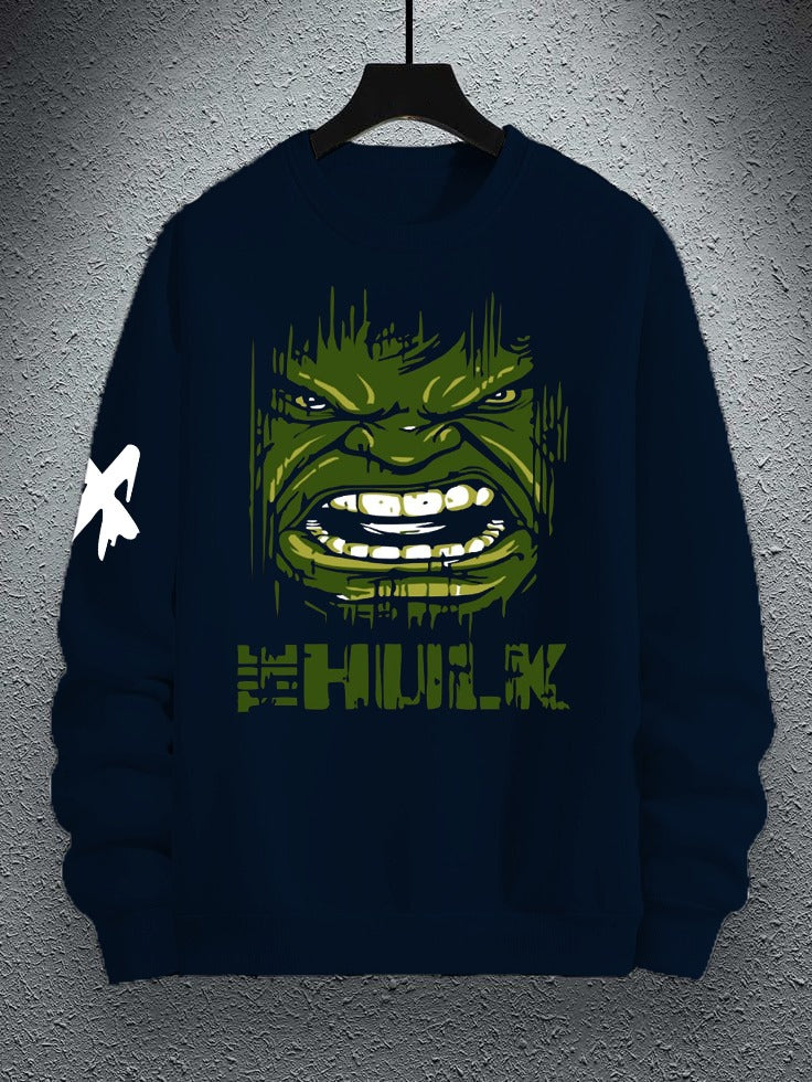 Marvel Hulk Printed Sweat Shirts For Men and Boys