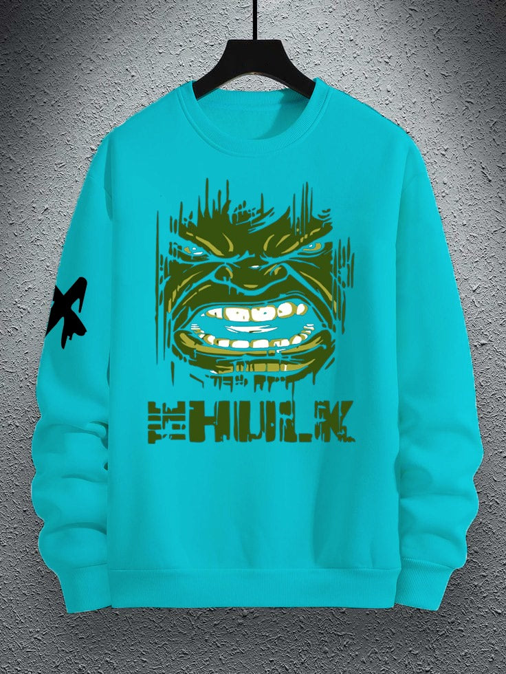 Marvel Hulk Printed Sweat Shirts For Men and Boys