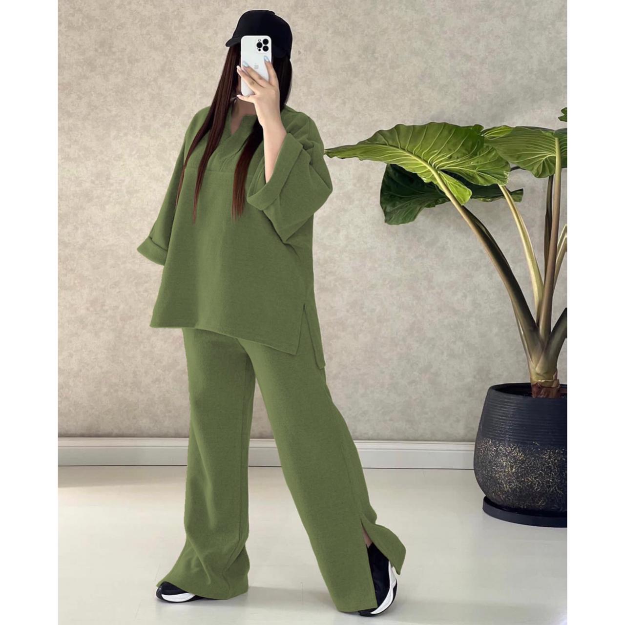 WINTER BOTTOM CUT 2 PIECES FLEECA DRESS