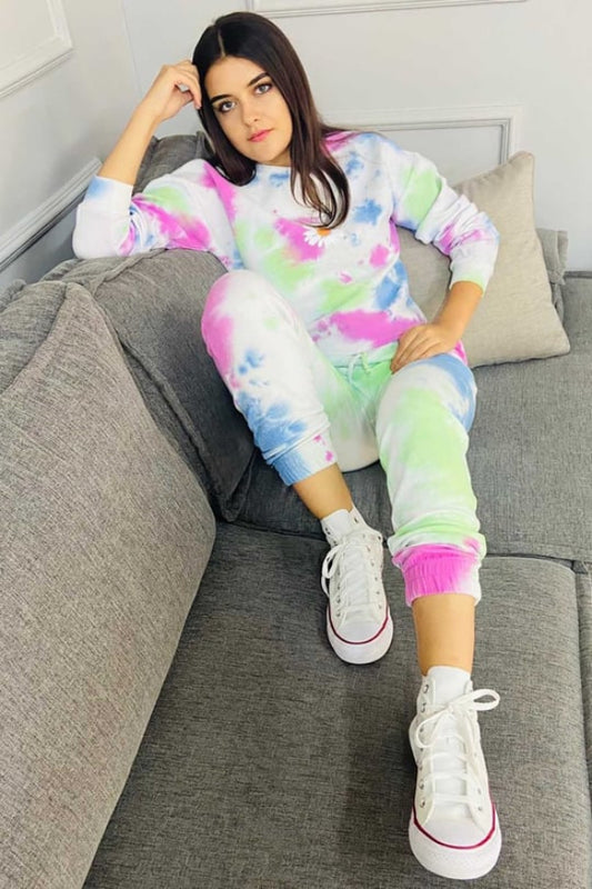 TIE & DIE TRACK SUIT SWEAT SHIRT & TROUSER