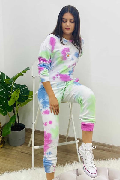 TIE & DIE TRACK SUIT SWEAT SHIRT & TROUSER