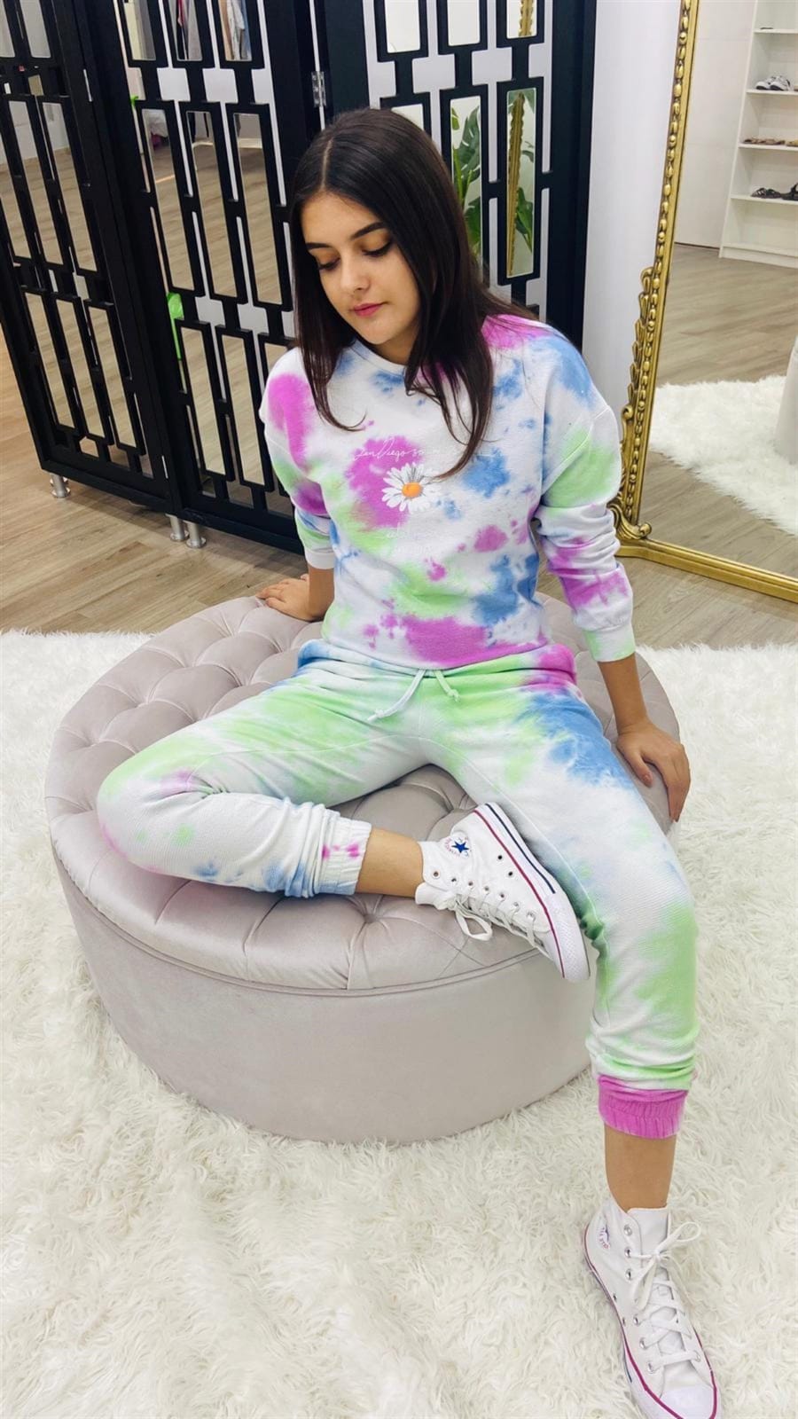 TIE & DIE TRACK SUIT SWEAT SHIRT & TROUSER