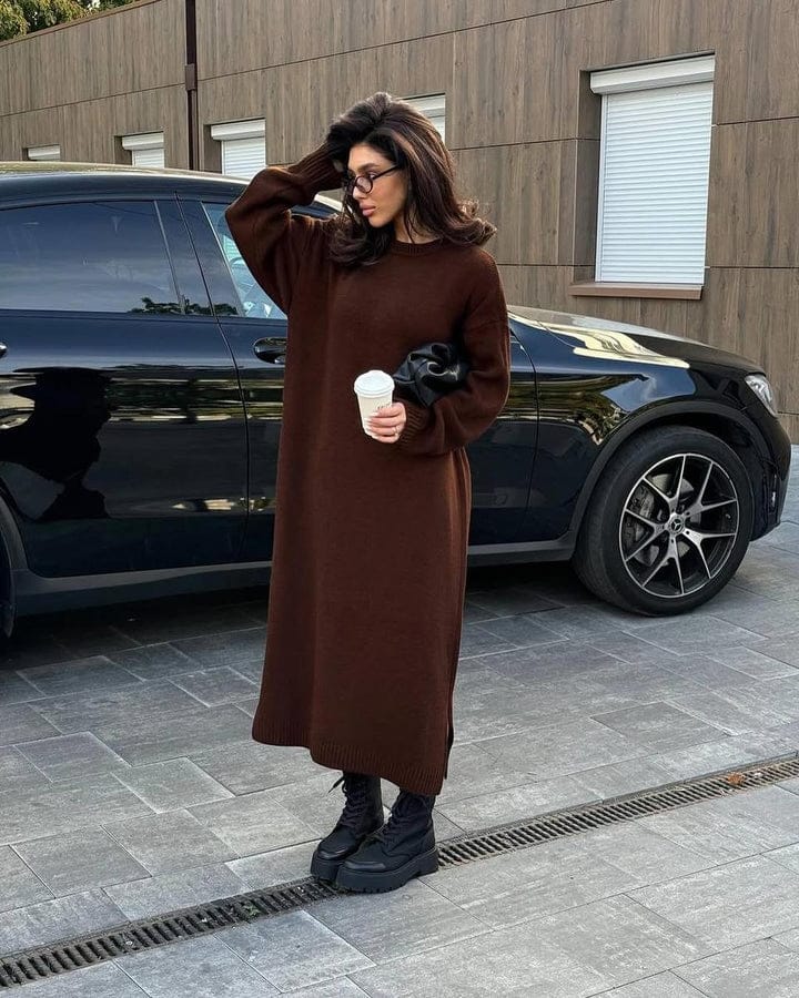 OVERSIZED COMFY BALLOON MAXI DRESS