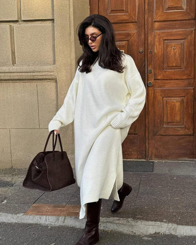 OVERSIZED COMFY BALLOON MAXI DRESS