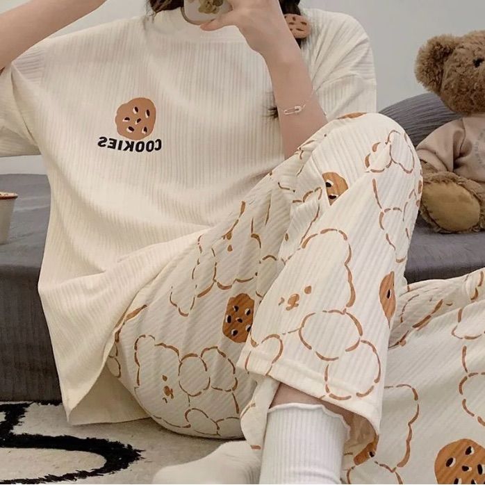 Cookies Bear Soft Cotton PJ Suit