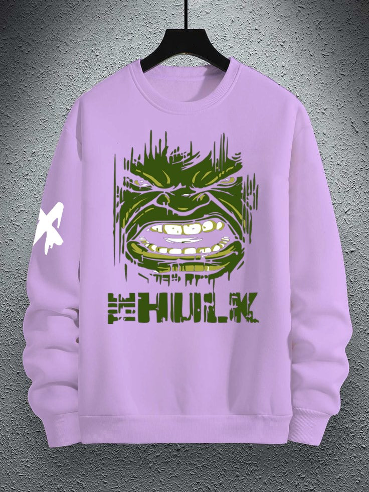 Marvel Hulk Printed Sweat Shirts For Men and Boys