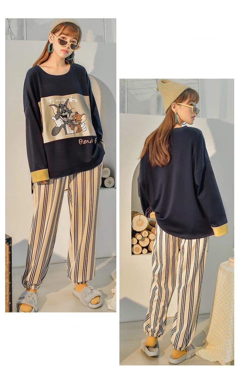 Tom & Jerry Girls Pajama Sets