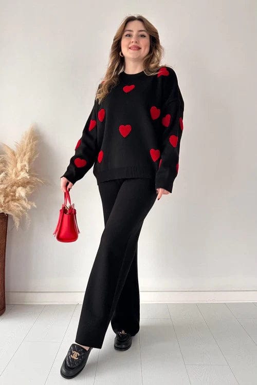 HEART PRINTED CO ORD SETS